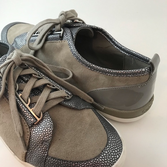 Calvin Klein Suede Sneakers - Picture 6 of 7